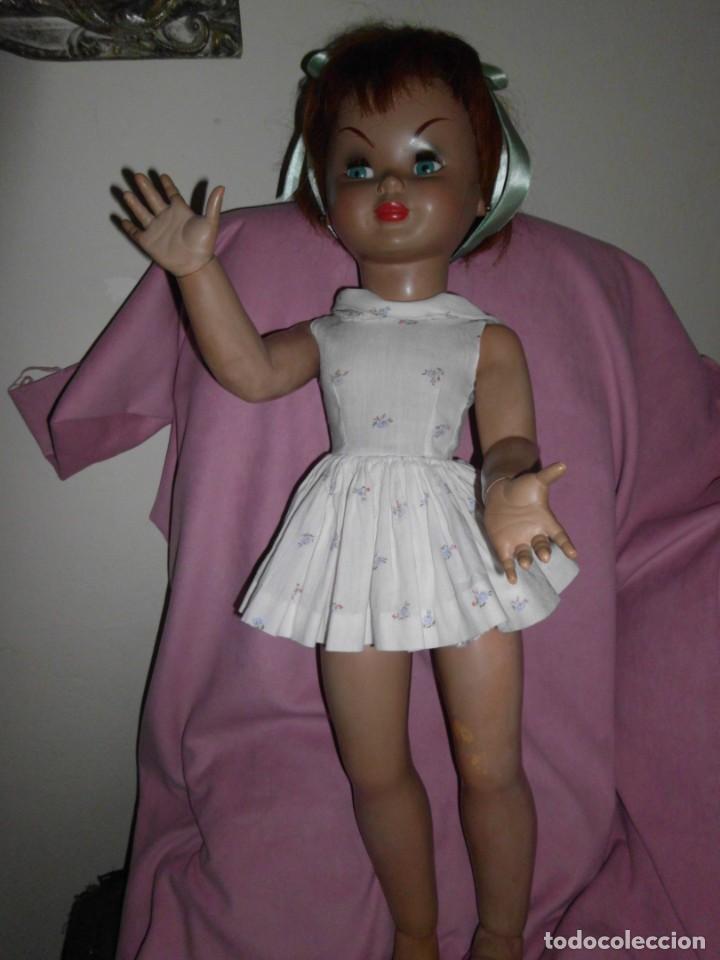 Mu&ntilde;eca espa&ntilde;ola clasica: Mu&ntilde;eca de celuloide pierina - Foto 3