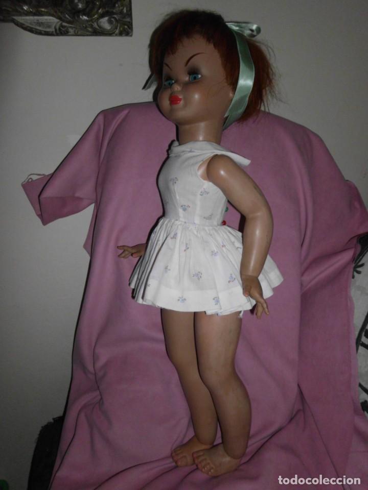 Mu&ntilde;eca espa&ntilde;ola clasica: Mu&ntilde;eca de celuloide pierina - Foto 1