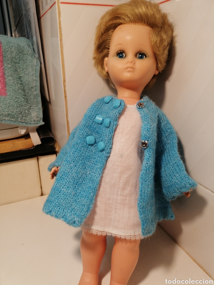 Mu&ntilde;eca espa&ntilde;ola clasica: Mu&ntilde;eca marca bella abrigo incluido - Foto 4