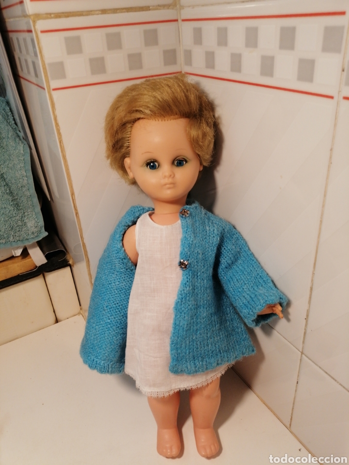 Mu&ntilde;eca espa&ntilde;ola clasica: Mu&ntilde;eca marca bella abrigo incluido - Foto 5
