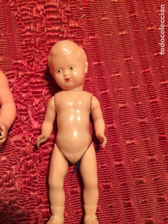 Mu&ntilde;eca espa&ntilde;ola clasica: Antiguas 2 mu&ntilde;ecas de celuloide duro de los a&ntilde;os 60-70 - Foto 4