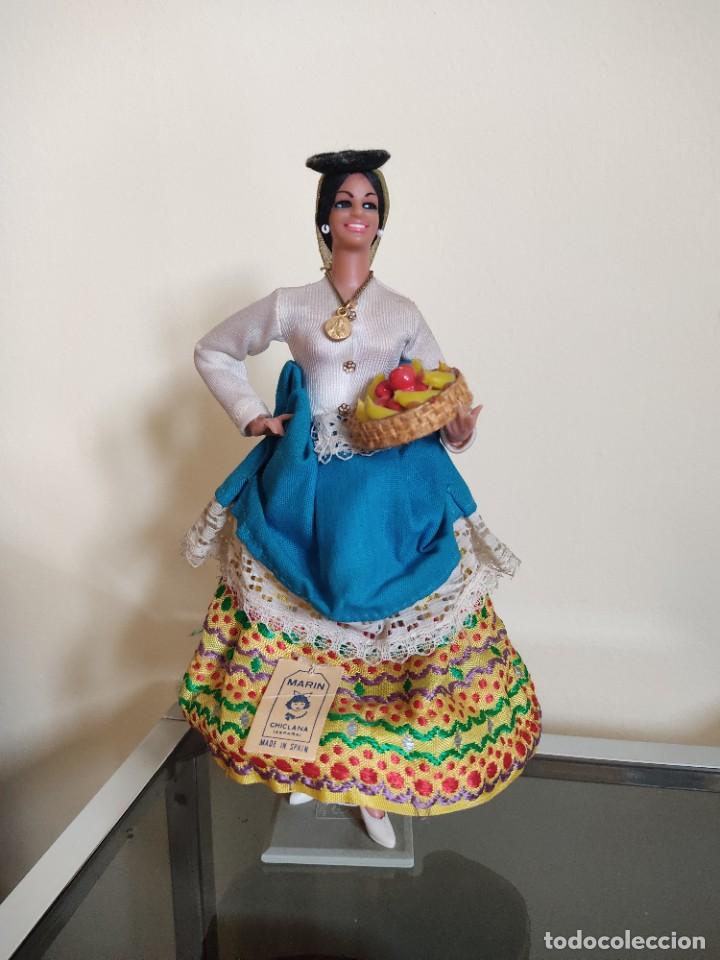 Mu&ntilde;eca espa&ntilde;ola clasica: MU&Ntilde;ECA DE MARIN TRAJE TIPICO DE CANARIAS - Foto 1