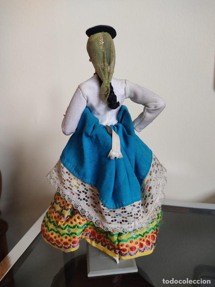 Mu&ntilde;eca espa&ntilde;ola clasica: MU&Ntilde;ECA DE MARIN TRAJE TIPICO DE CANARIAS - Foto 4