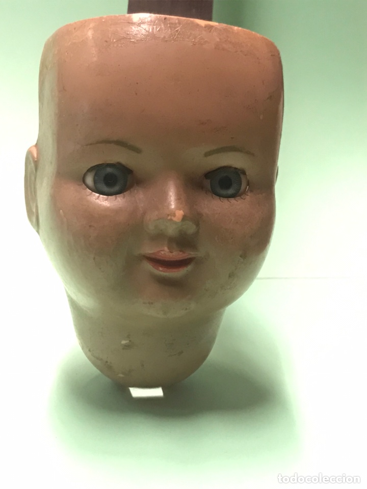 Mu&ntilde;eca espa&ntilde;ola clasica: CABEZA DE MU&Ntilde;ECA DE CELULIODE - Foto 1