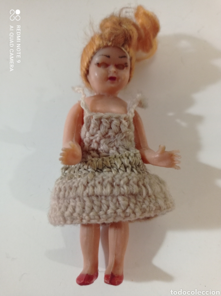 Mu&ntilde;eca espa&ntilde;ola clasica: Muneca miniatura antigua - Foto 3