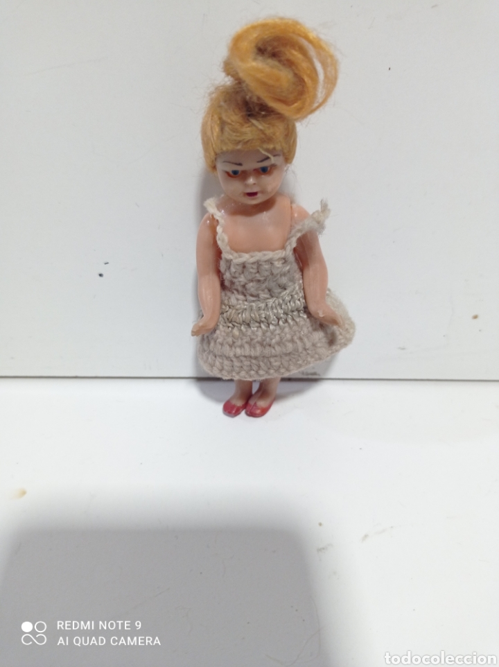 Mu&ntilde;eca espa&ntilde;ola clasica: Muneca miniatura antigua - Foto 1