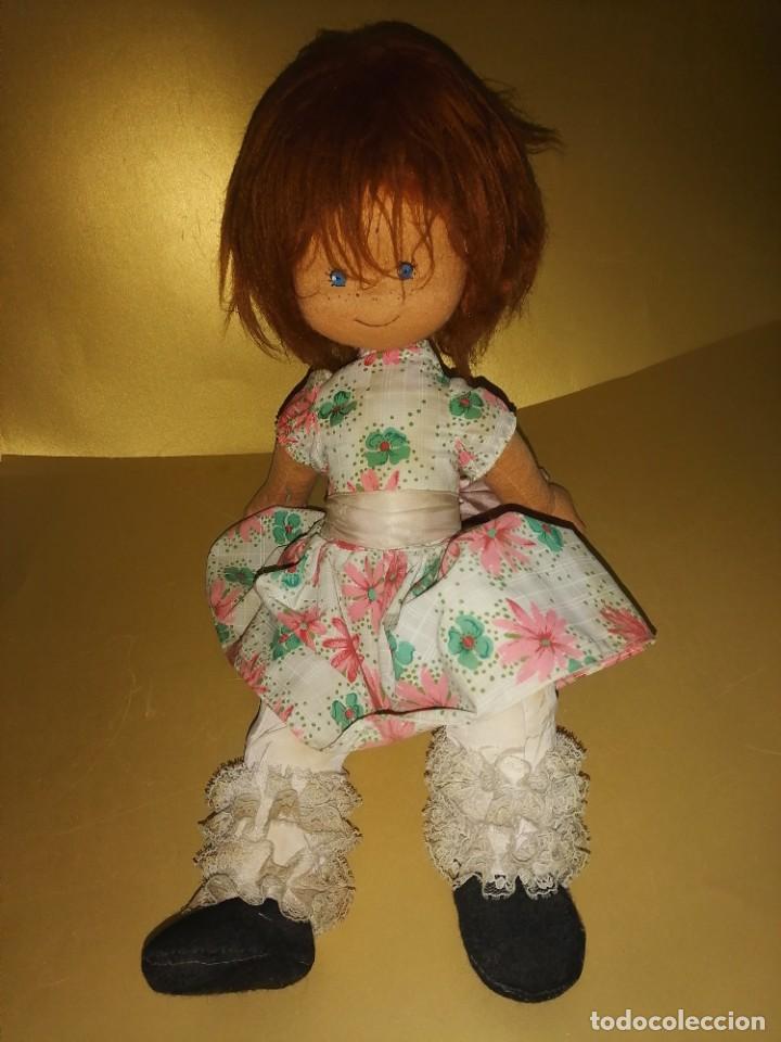 Mu&ntilde;eca espa&ntilde;ola clasica: MU&Ntilde;ECA FIELTRO A&Ntilde;OS 50 - Foto 1