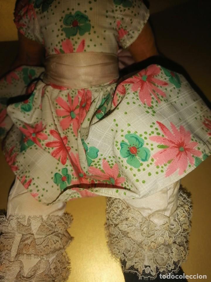 Mu&ntilde;eca espa&ntilde;ola clasica: MU&Ntilde;ECA FIELTRO A&Ntilde;OS 50 - Foto 3