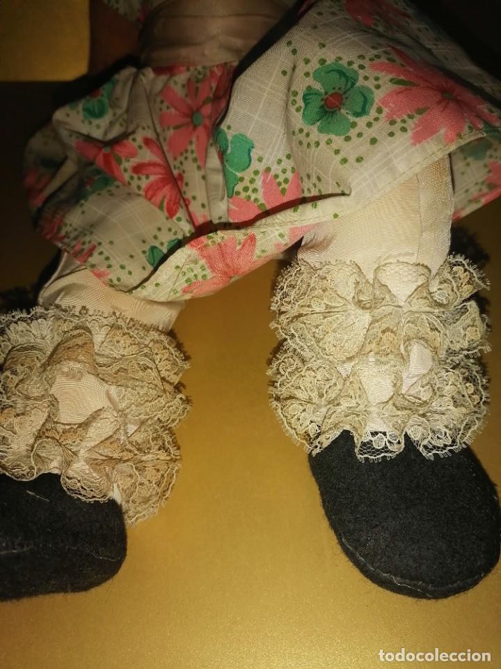 Mu&ntilde;eca espa&ntilde;ola clasica: MU&Ntilde;ECA FIELTRO A&Ntilde;OS 50 - Foto 4