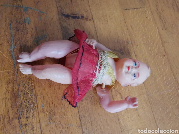 Mu&ntilde;eca espa&ntilde;ola clasica: Nina de celuloide con vestido rojo - Foto 9