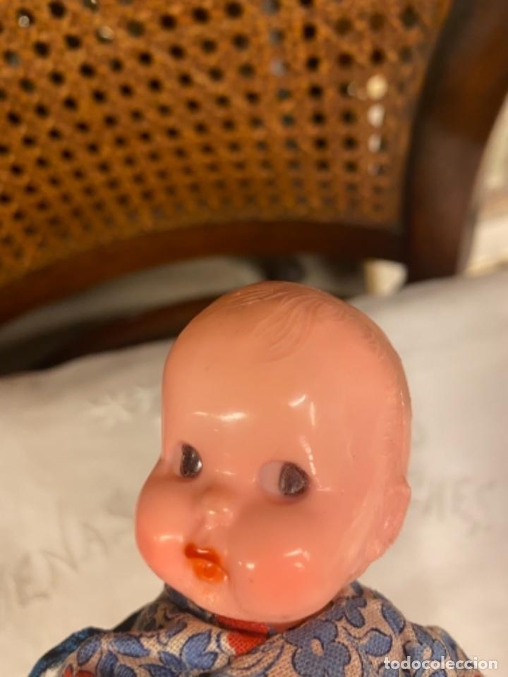 Mu&ntilde;eca espa&ntilde;ola clasica: Precioso beb&eacute; gateador celuloide - Foto 5