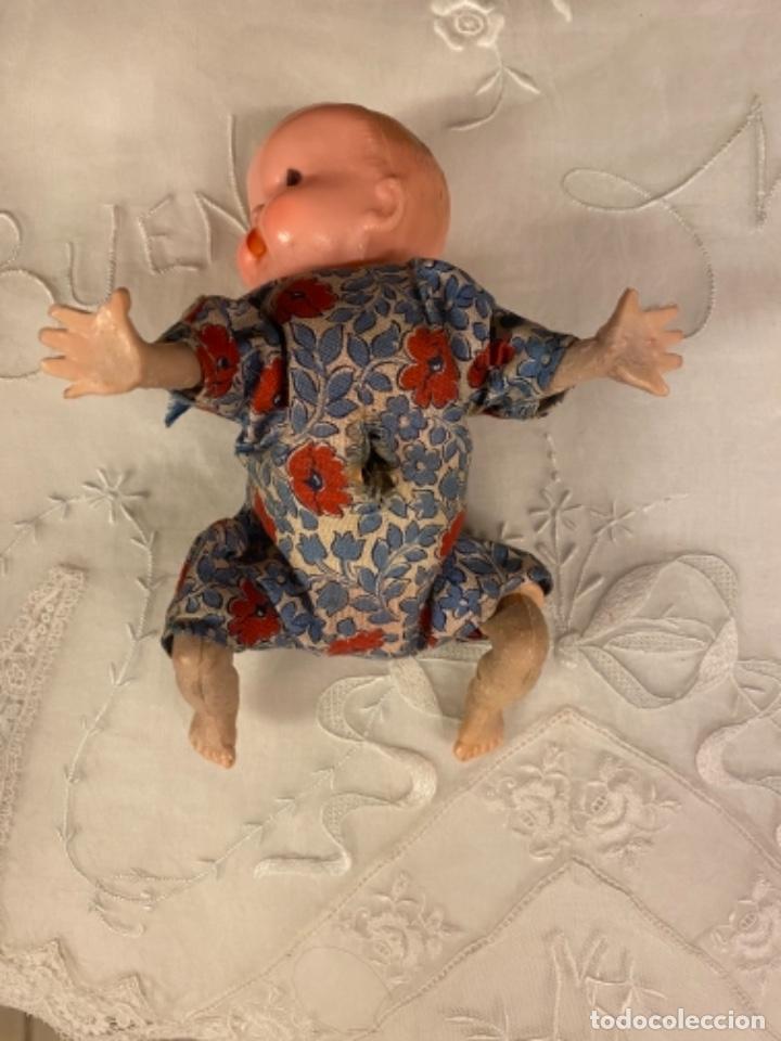 Mu&ntilde;eca espa&ntilde;ola clasica: Precioso beb&eacute; gateador celuloide - Foto 8