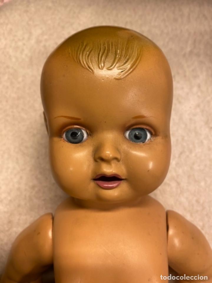 Mu&ntilde;eca espa&ntilde;ola clasica: Mu&ntilde;eco beb&eacute; celuloide antigua - Foto 2