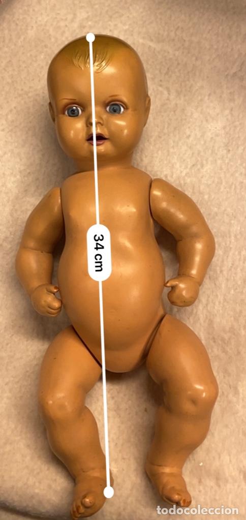 Mu&ntilde;eca espa&ntilde;ola clasica: Mu&ntilde;eco beb&eacute; celuloide antigua - Foto 9
