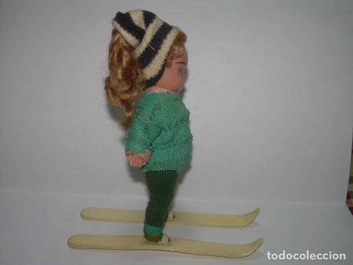 Mu&ntilde;eca espa&ntilde;ola clasica: ANTIGUA MU&Ntilde;ECA ESQUIADORA. - Foto 3
