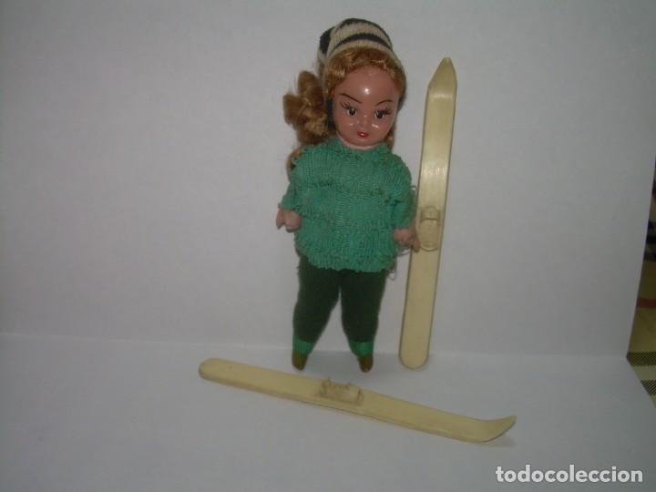 Mu&ntilde;eca espa&ntilde;ola clasica: ANTIGUA MU&Ntilde;ECA ESQUIADORA. - Foto 7