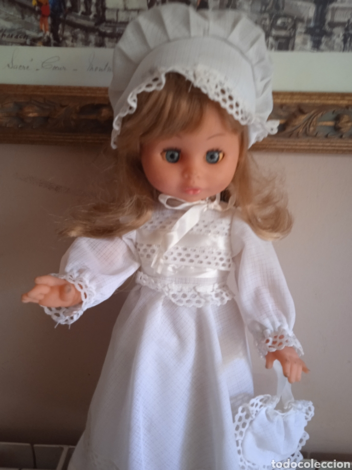 Mu&ntilde;eca espa&ntilde;ola clasica: Mu&ntilde;eca comunion,a&ntilde;os50 - Foto 3