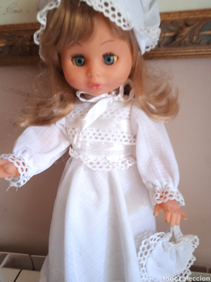 Mu&ntilde;eca espa&ntilde;ola clasica: Mu&ntilde;eca comunion,a&ntilde;os50 - Foto 4