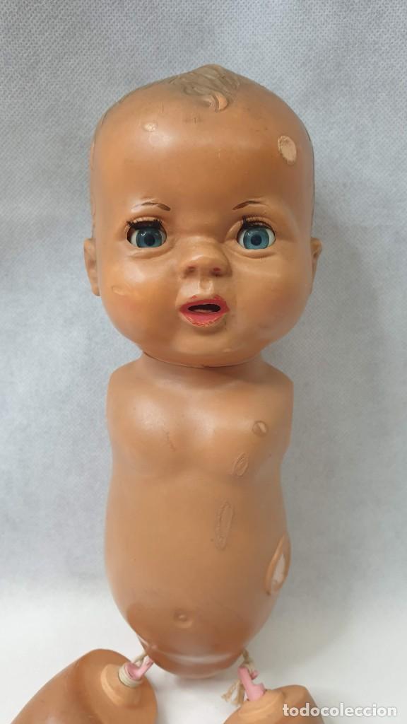 Mu&ntilde;eca espa&ntilde;ola clasica: MU&Ntilde;ECO DE CELULOIDE MARCA PSE PARA PARTES. MIDE UNOS 30cm. - Foto 4