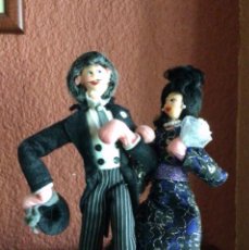 Bambola spagnola classica: PAREJA DE FIELTRO INVITADOS A GUATEQUE DE MARCA ROLDÁN EN MUY BUEN ESTADO. Lote 272227683