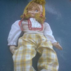 Muñeca española clasica: ANTIGUA MUÑECA DE TRAPO DEFECTO EN CARA. Lote 274807968
