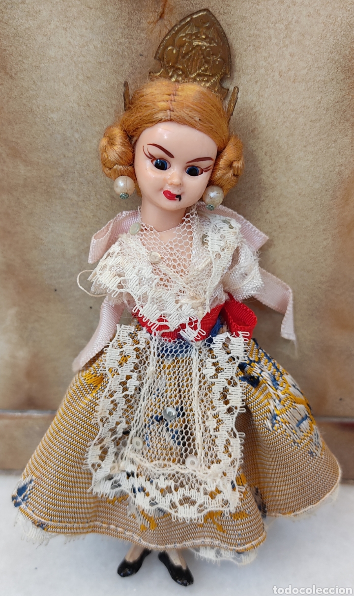 Mu&ntilde;eca espa&ntilde;ola clasica: Antigua mu&ntilde;eca fallera valenciana - Foto 1