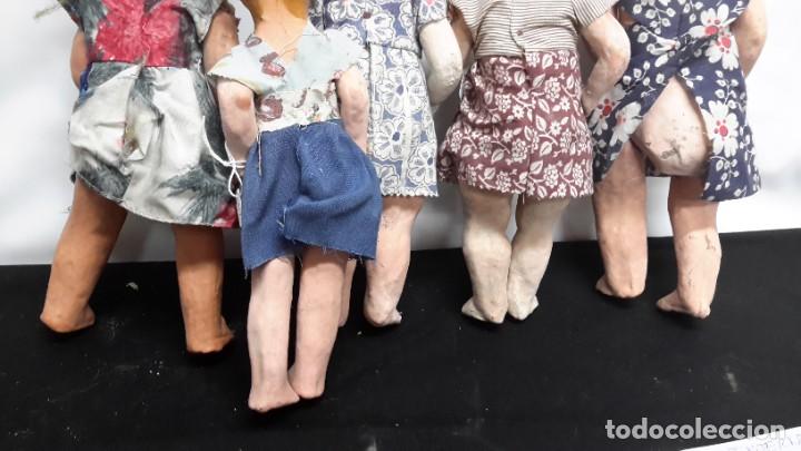 Mu&ntilde;eca espa&ntilde;ola clasica: LOTE DE MU&Ntilde;ECAS DE CARTON. PEPAS. - Foto 2