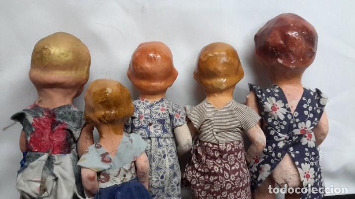 Mu&ntilde;eca espa&ntilde;ola clasica: LOTE DE MU&Ntilde;ECAS DE CARTON. PEPAS. - Foto 3