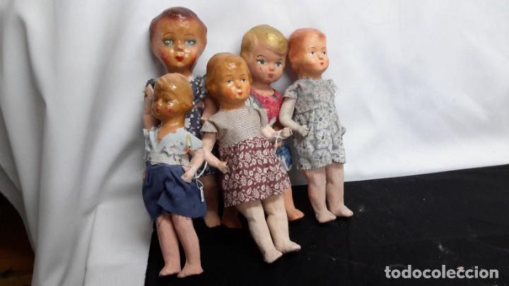 Mu&ntilde;eca espa&ntilde;ola clasica: LOTE DE MU&Ntilde;ECAS DE CARTON. PEPAS. - Foto 7