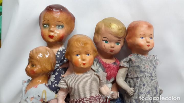 Mu&ntilde;eca espa&ntilde;ola clasica: LOTE DE MU&Ntilde;ECAS DE CARTON. PEPAS. - Foto 8