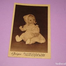 Muñeca española clasica: ANTIGUO TARJETÓN PUBLICIDAD DEL MUÑECO QUIQUE DE MUÑECAS LOPADI - AÑO 1940-50S.. Lote 290240318