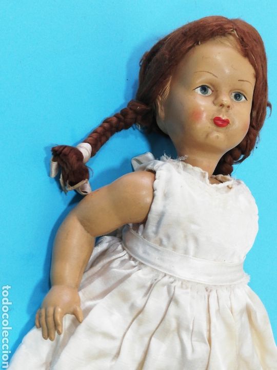 Mu&ntilde;eca espa&ntilde;ola clasica: ANTIGUA MU&Ntilde;ECA SIN EDINTIFICAR MIDE 30 cm. - Foto 4