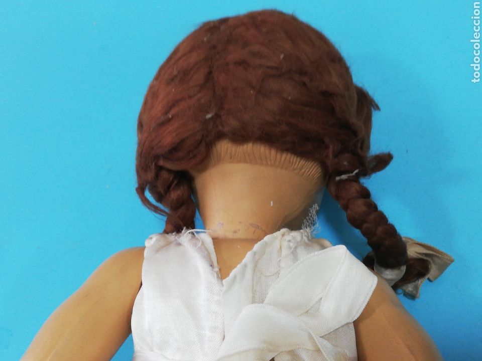 Mu&ntilde;eca espa&ntilde;ola clasica: ANTIGUA MU&Ntilde;ECA SIN EDINTIFICAR MIDE 30 cm. - Foto 8