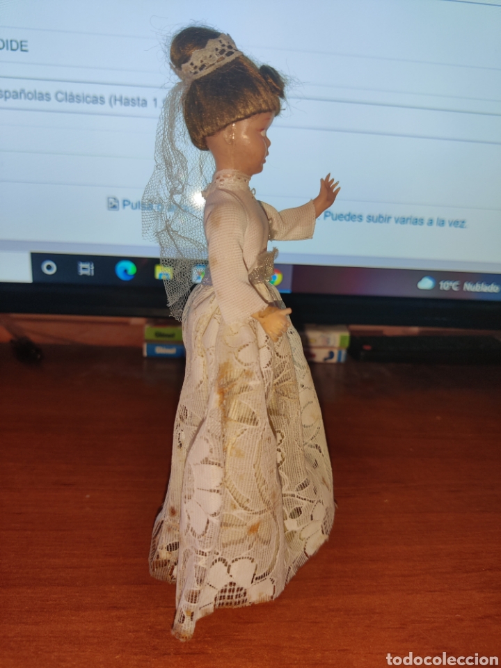 Mu&ntilde;eca espa&ntilde;ola clasica: ESTAMOS LIQUIDANDO. Mu&ntilde;eca Celuloide con ropa original Ref 143 - Foto 4