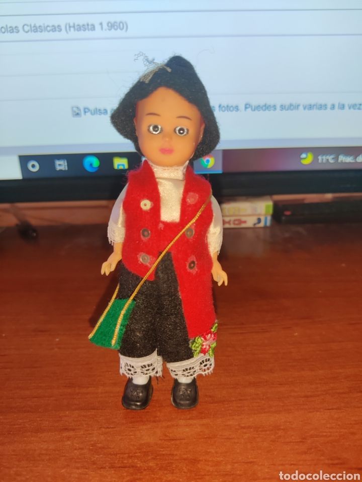 Mu&ntilde;eca espa&ntilde;ola clasica: ESTAMOS LIQUIDANDO. Mu&ntilde;eca Celuloide o pl&aacute;stico duro con ropa original Ref 143 - Foto 1