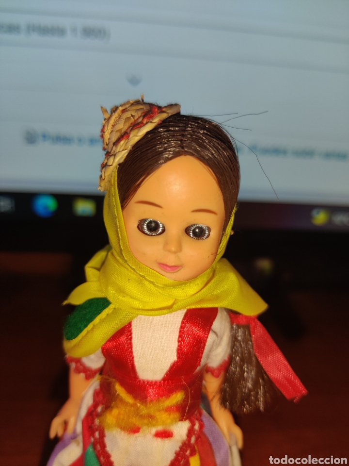 Mu&ntilde;eca espa&ntilde;ola clasica: ESTAMOS LIQUIDANDO. Mu&ntilde;eca Celuloide o pl&aacute;stico duro con ropa original Ref 143 - Foto 2