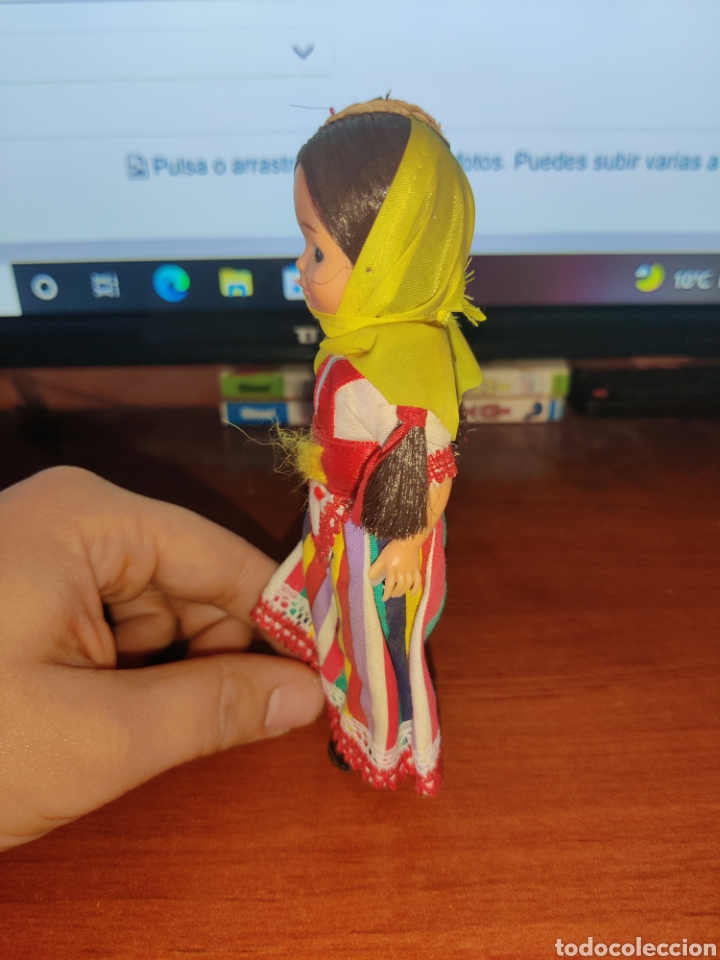 Mu&ntilde;eca espa&ntilde;ola clasica: ESTAMOS LIQUIDANDO. Mu&ntilde;eca Celuloide o pl&aacute;stico duro con ropa original Ref 143 - Foto 4