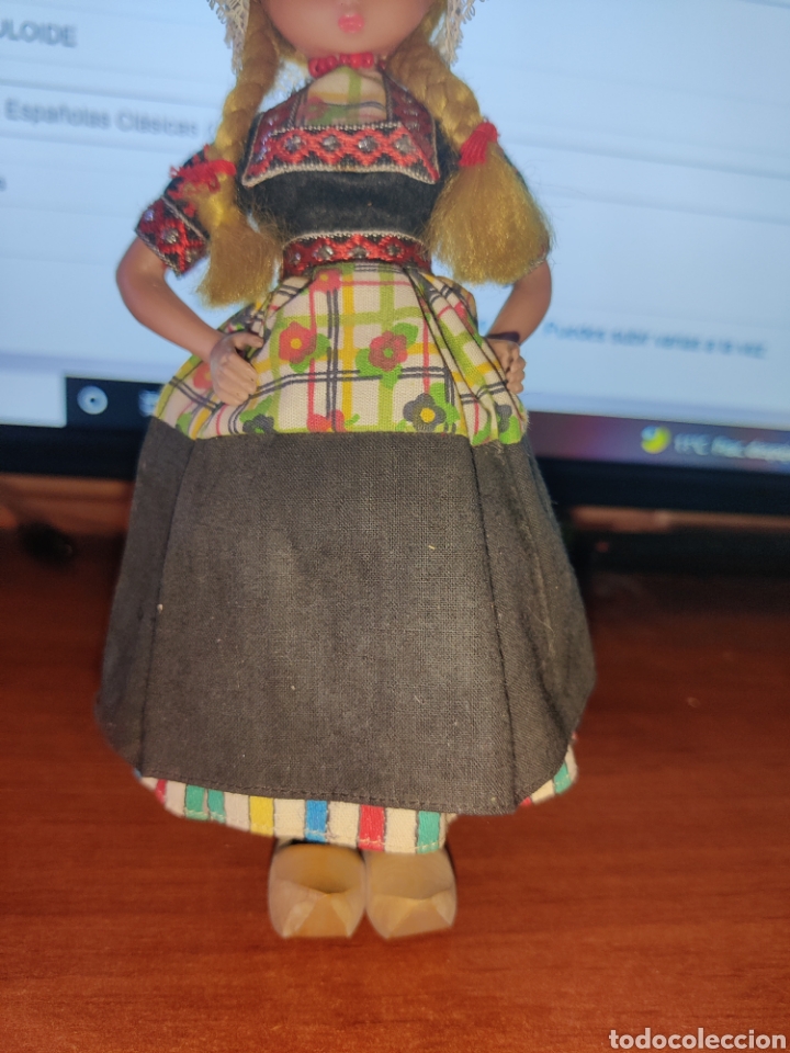 Mu&ntilde;eca espa&ntilde;ola clasica: ESTAMOS LIQUIDANDO. Mu&ntilde;eca Celuloide o pl&aacute;stico duro con ropa original Ref 143 - Foto 3