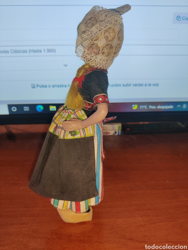 Mu&ntilde;eca espa&ntilde;ola clasica: ESTAMOS LIQUIDANDO. Mu&ntilde;eca Celuloide o pl&aacute;stico duro con ropa original Ref 143 - Foto 4