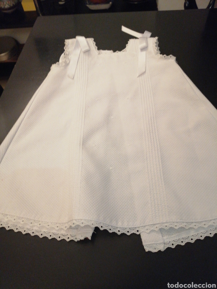Mu&ntilde;eca espa&ntilde;ola clasica: Vestido y gorro d pique - Foto 5