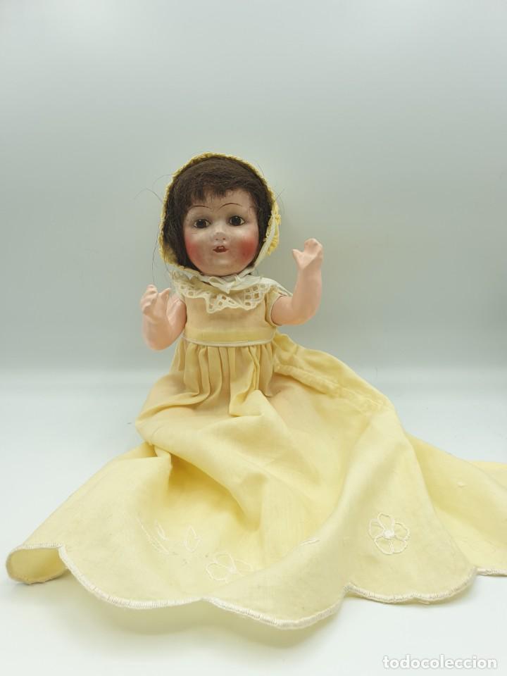 Mu&ntilde;eca espa&ntilde;ola clasica: Bebe cart&oacute;n piedra - Foto 1