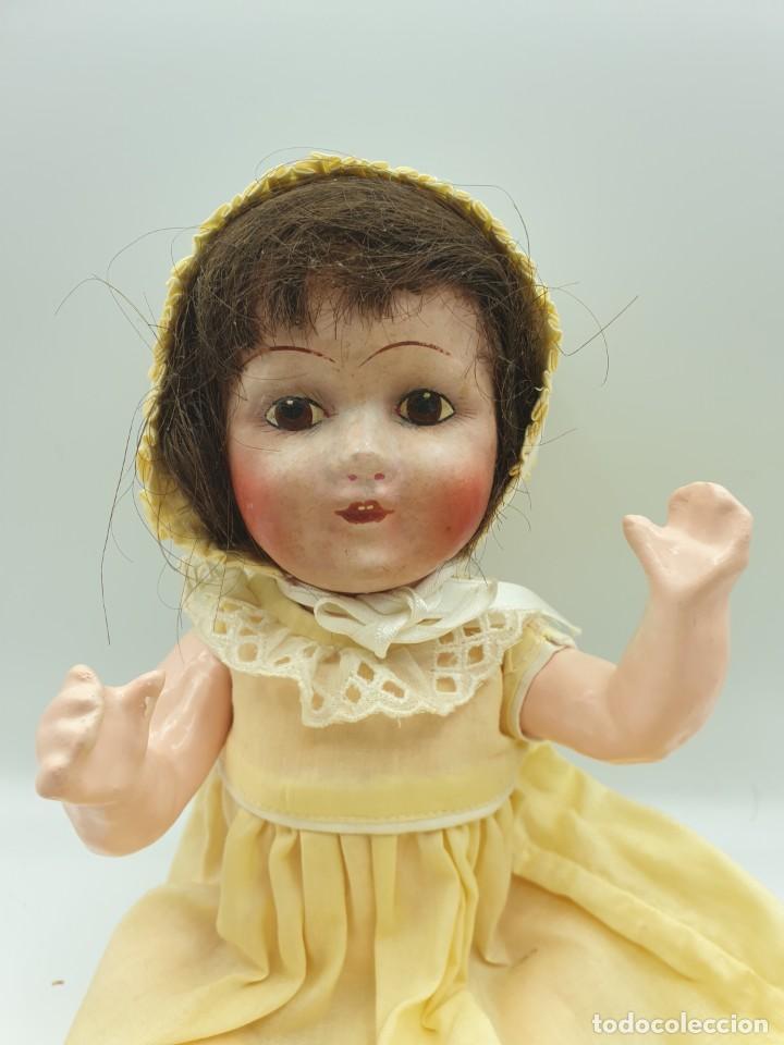 Mu&ntilde;eca espa&ntilde;ola clasica: Bebe cart&oacute;n piedra - Foto 2
