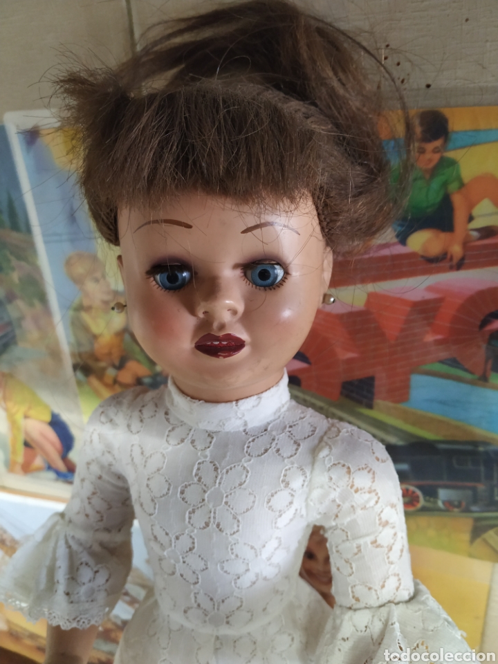 Mu&ntilde;eca espa&ntilde;ola clasica: Mu&ntilde;eca celuloide Dina de Famosa - Foto 2