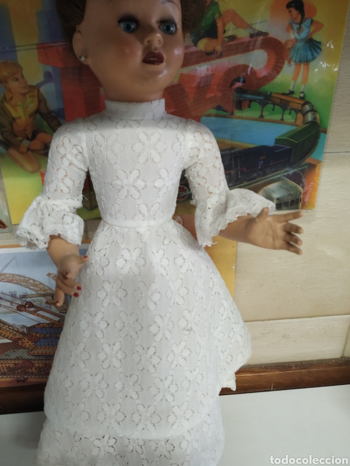 Mu&ntilde;eca espa&ntilde;ola clasica: Mu&ntilde;eca celuloide Dina de Famosa - Foto 3