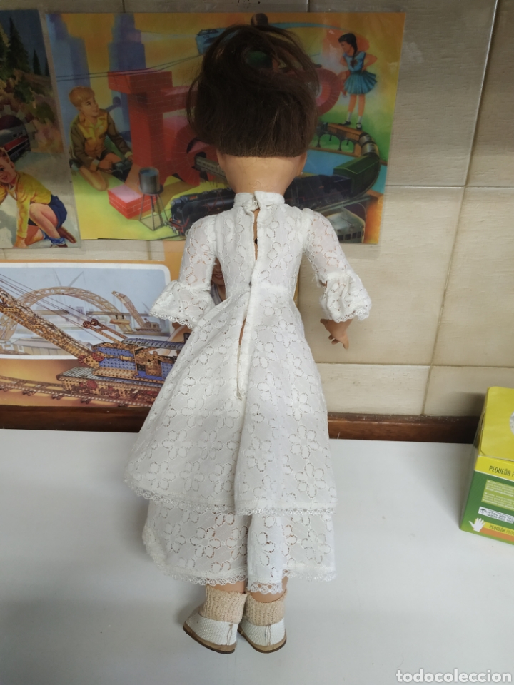 Mu&ntilde;eca espa&ntilde;ola clasica: Mu&ntilde;eca celuloide Dina de Famosa - Foto 6