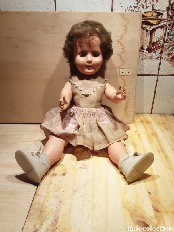 Mu&ntilde;eca espa&ntilde;ola clasica: Mu&ntilde;eca de goma a&ntilde;os 60 - Foto 1