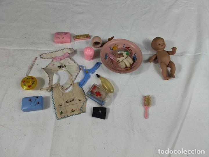 Mu&ntilde;eca espa&ntilde;ola clasica: Beb&eacute; porcelana y complementos - Foto 1