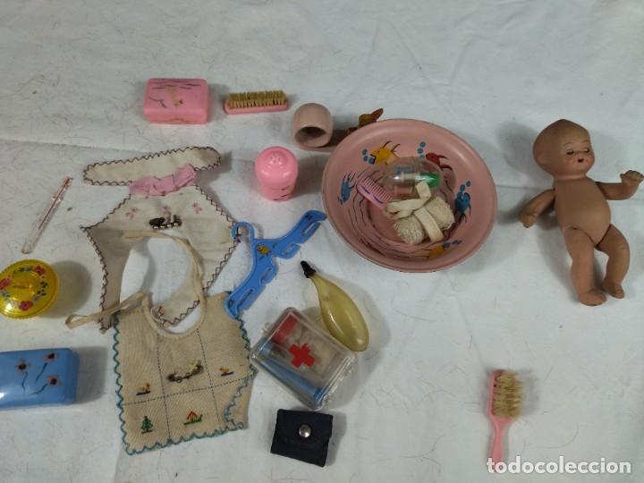 Mu&ntilde;eca espa&ntilde;ola clasica: Beb&eacute; porcelana y complementos - Foto 3