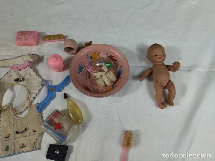 Mu&ntilde;eca espa&ntilde;ola clasica: Beb&eacute; porcelana y complementos - Foto 4