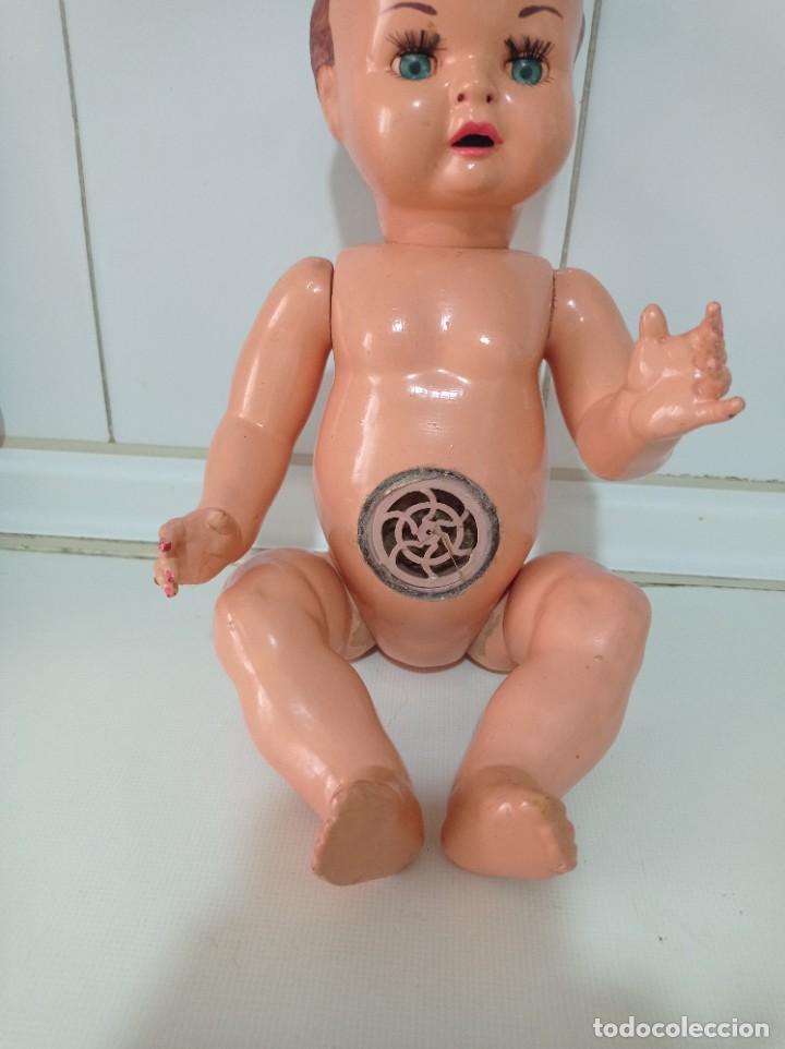 Mu&ntilde;eca espa&ntilde;ola clasica: Antiguo mu&ntilde;eco de celuloide, repintado yo creo - Foto 3